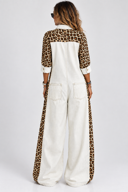 Alessia | Mono Denim Leopard